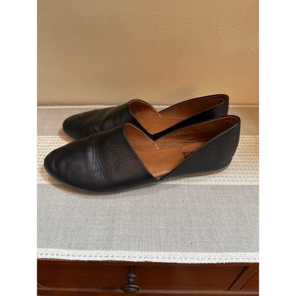 Miz Mooz NYC Kimmy Black Leather Flats Size 41/ US 9.5-10 - Picture 3 of 7